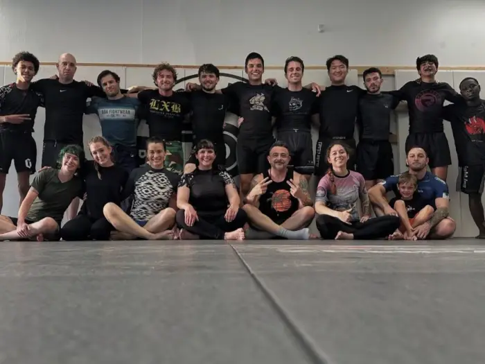 Live no-gi grappling at Analog Jiu Jitsu in North Austin