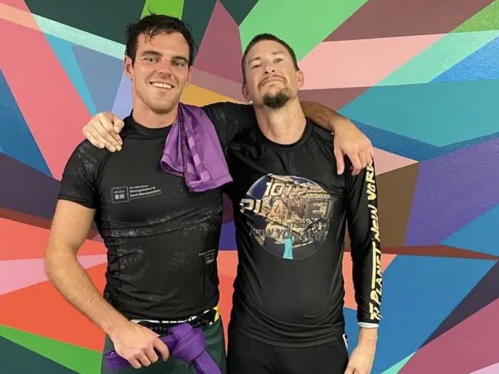 Analog Jiu Jitsu training photo