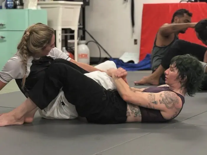 Analog Jiu Jitsu training photo