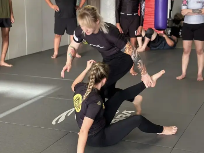 Analog Jiu Jitsu training photo