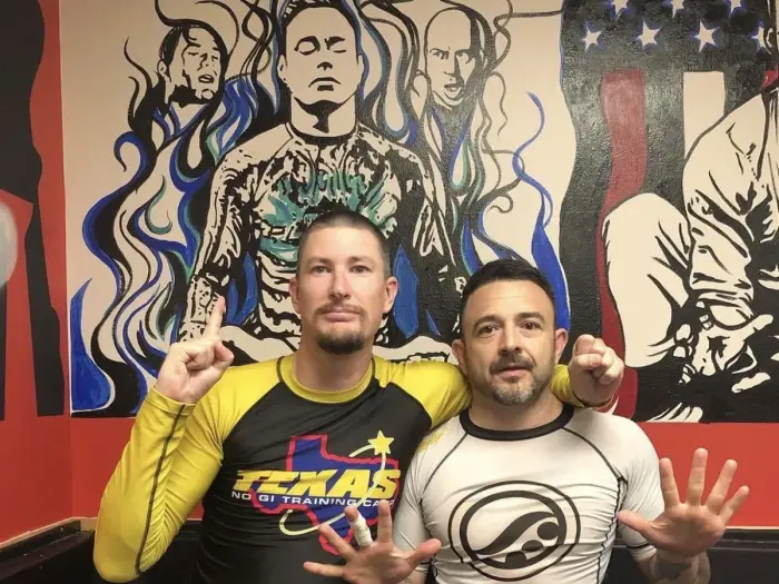 Analog Jiu Jitsu training photo