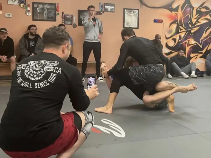 Analog Jiu Jitsu training photo