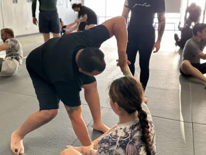 Analog Jiu Jitsu training photo