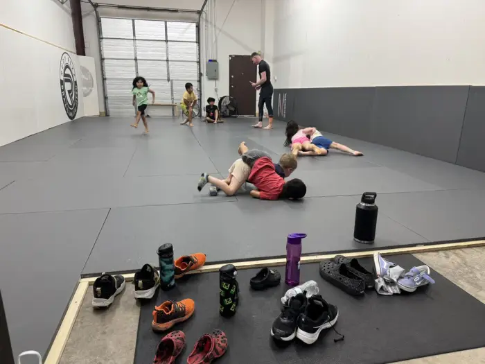 Analog Jiu Jitsu training photo