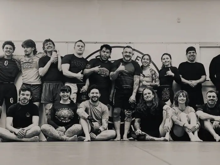 Analog Jiu Jitsu training photo