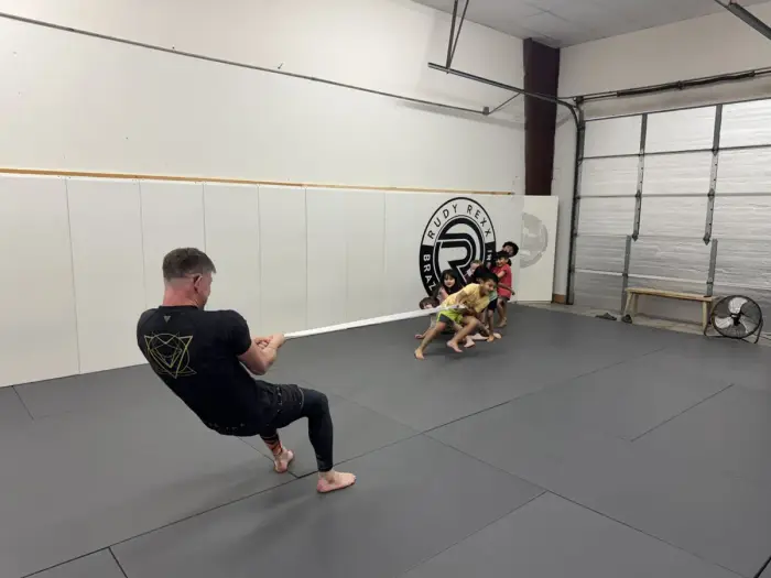 Analog Jiu Jitsu training photo