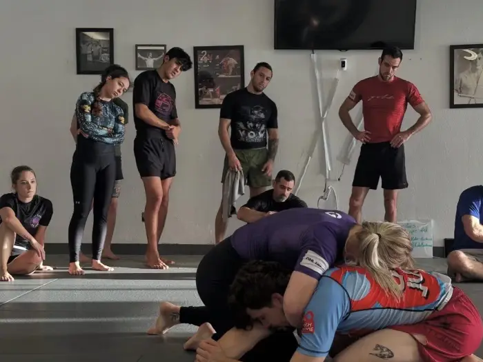 Analog Jiu Jitsu training photo