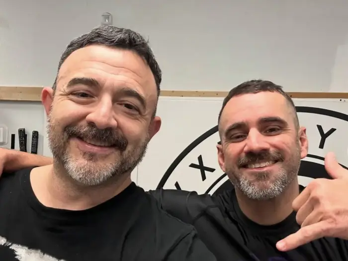 Analog Jiu Jitsu training photo