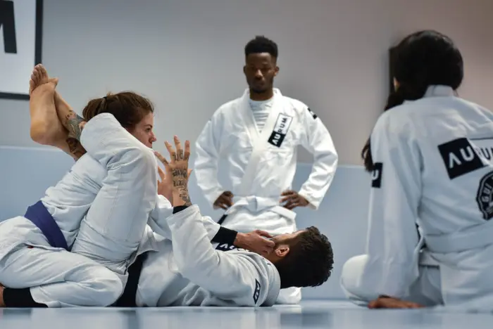 Aurum BJJ Dublin team on the mats