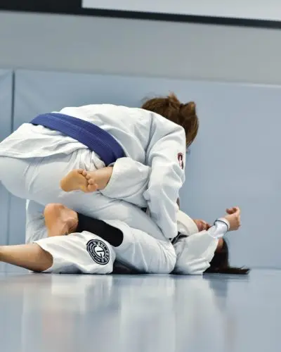 Jiu-Jitsu technique demonstration