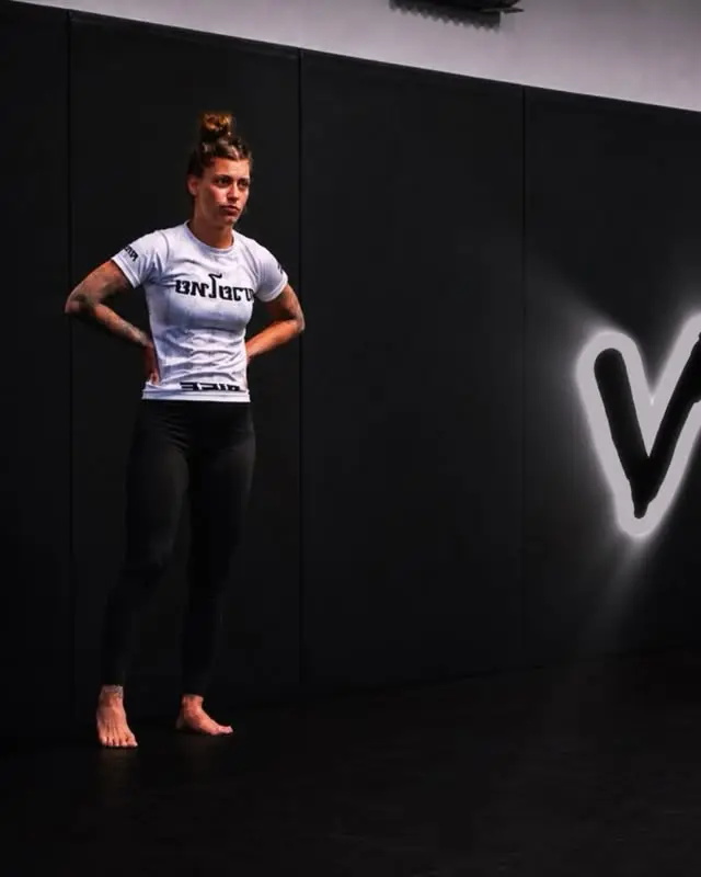 Mitglied von BJJ Rostock im Trainingsraum