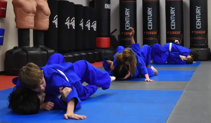 Kids Brazilian Jiu-Jitsu class at Brick City Martial Arts