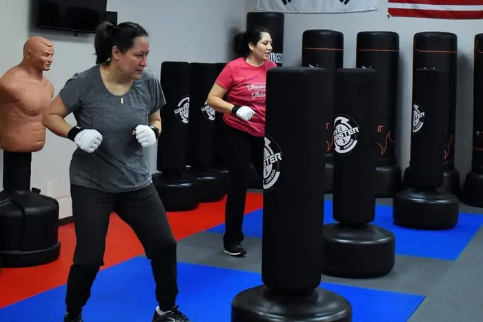 Cardio Kickboxing class at Brick City Martial Arts