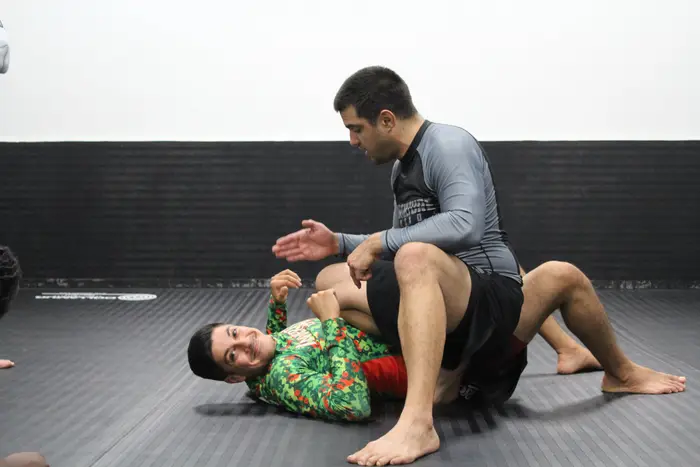 Open mat training at Chicago School of Grappling