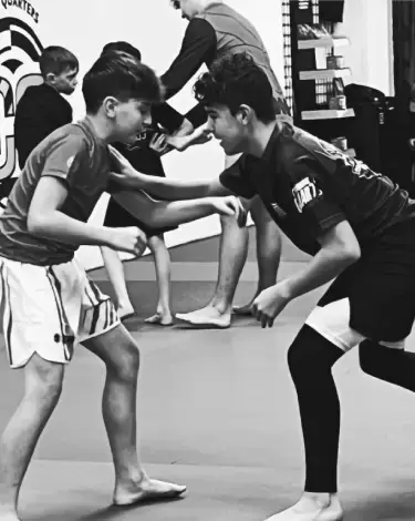 Brazilian Jiu Jitsu training at the Close Quarters academy in Mantua Township