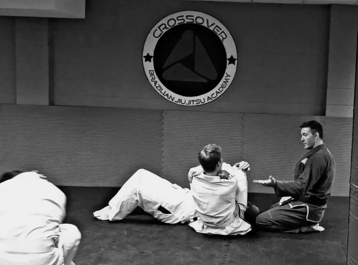 Jiu-jitsu training at Crossover BJJ