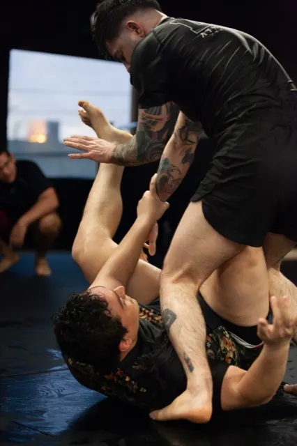 Guard passing during live training