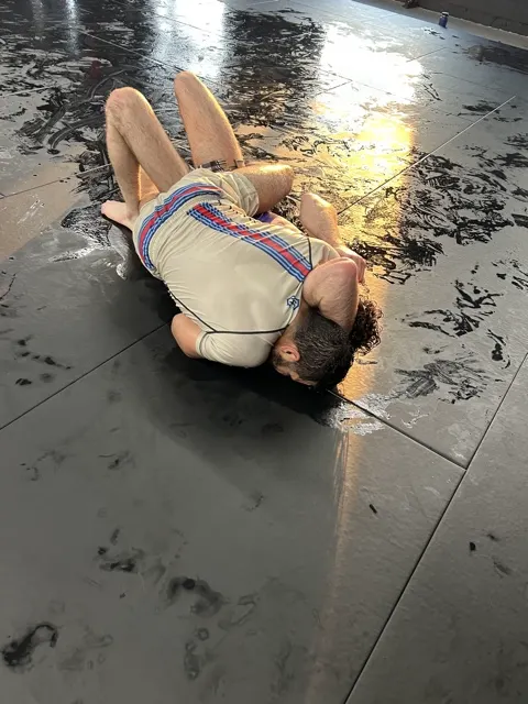 Solo drilling on the mats