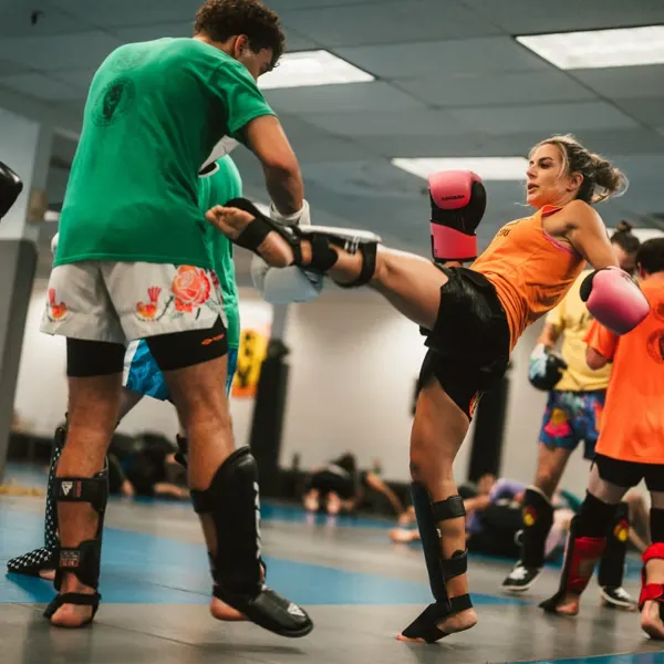 Muay Thai training at Easton Centennial