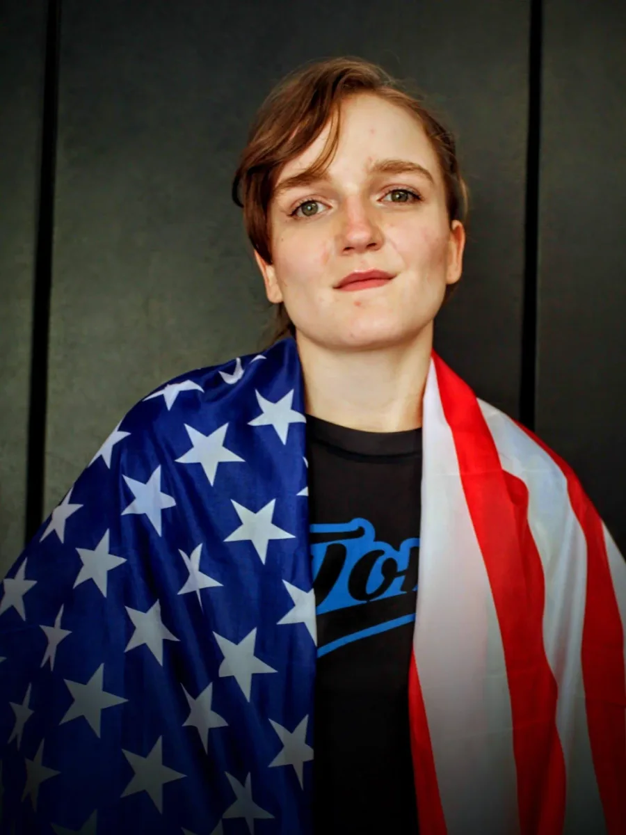 Emily Hauser, BJJ Purple Belt · Karate Black Belt