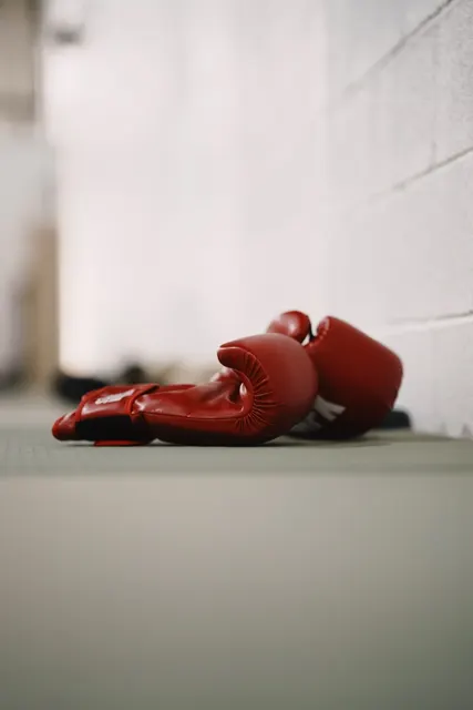 Muay Thai gloves and pad work