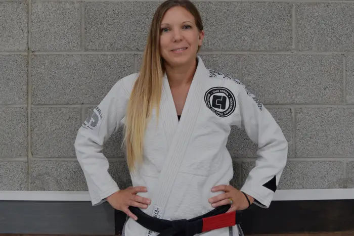 Brazilian Jiu-Jitsu sparring at the academy