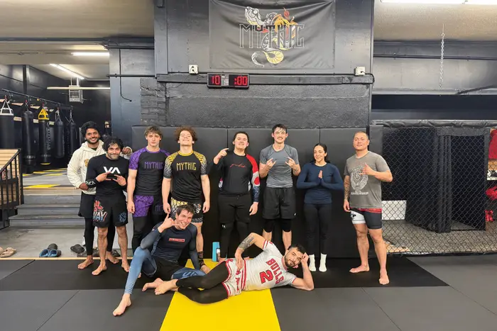 Live training at Mythic Martial Arts