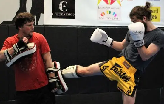 Adult Muay Thai training at No Illusions