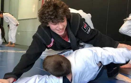 Teen Brazilian Jiu Jitsu training