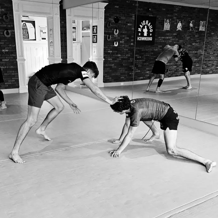 Live grappling rounds during class at On Top Jiujitsu