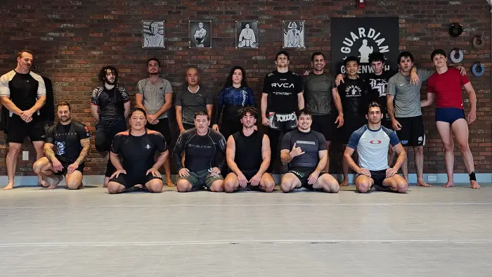 On Top Jiujitsu members on the mat