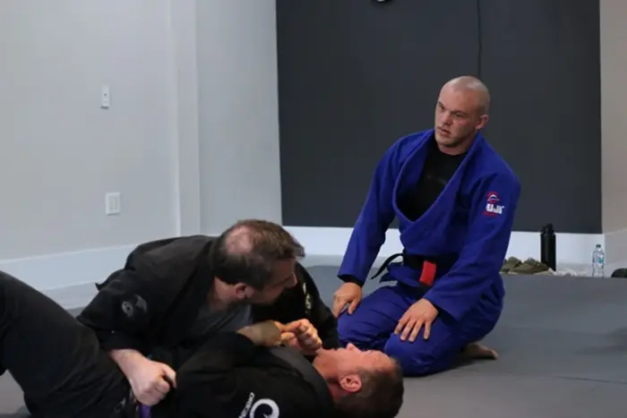 Brazilian Jiu Jitsu training session at Teddy's Jiu Jitsu Academy