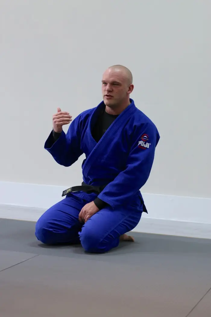 Brazilian Jiu Jitsu student in the gi at Teddy's Jiu Jitsu Academy