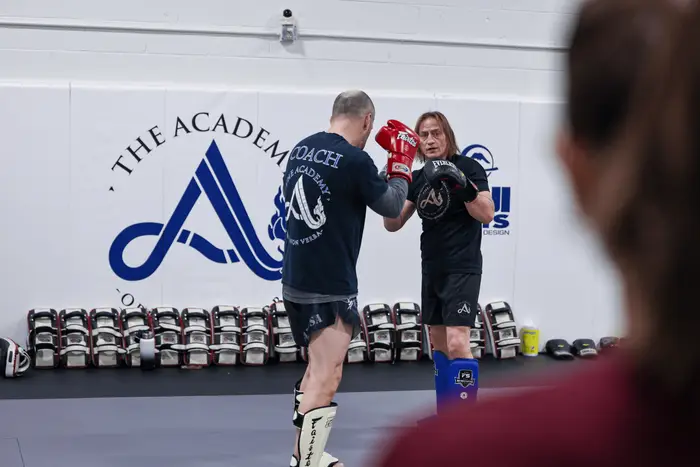 Training at the new Academy Eden Prairie facility