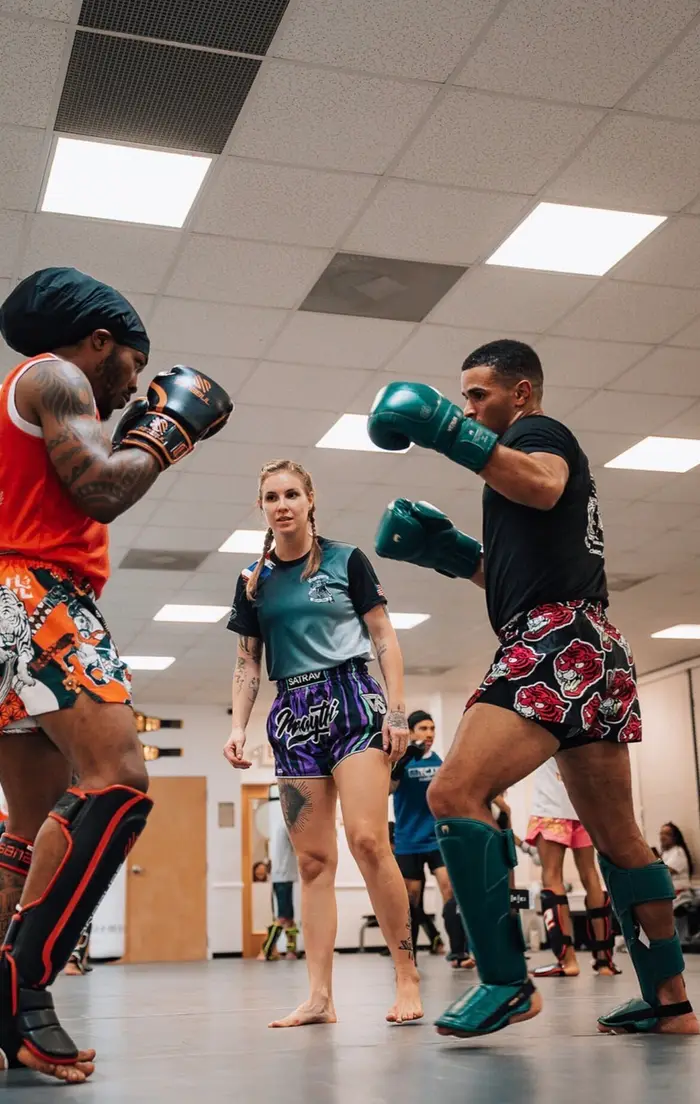 Teen and adult Muay Thai striking class