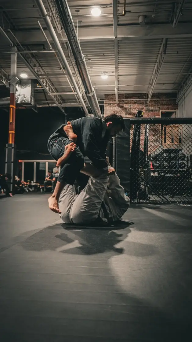 Roulade de Jiu-Jitsu brésilien à Triangle Nation