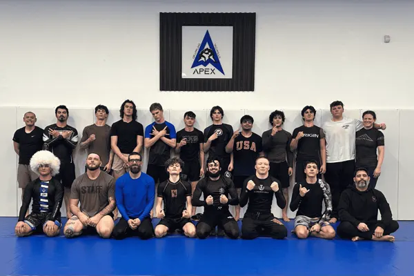 The Vacaville Grappling Academy team after class