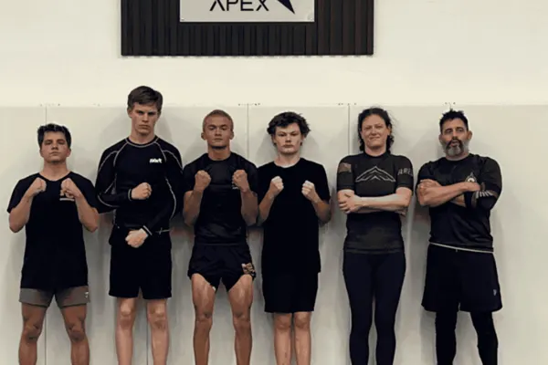 Students after an adult no-gi session