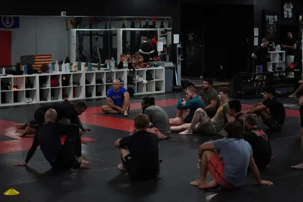 Training on the mats at Webb Fitness & MMA in Sewell, NJ